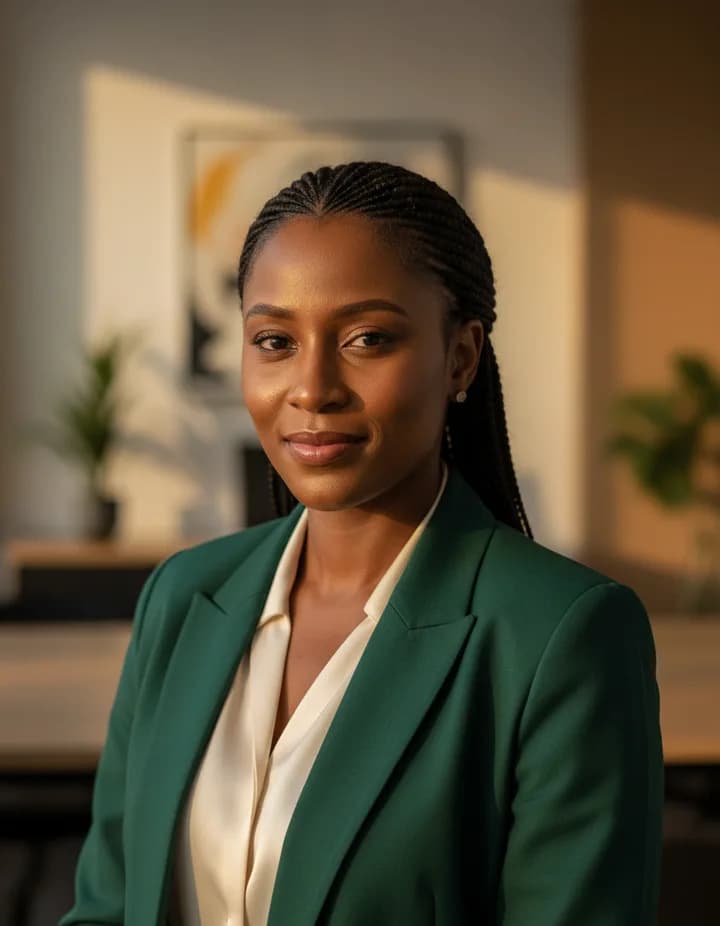 Portrait de Fatoumata Koné.