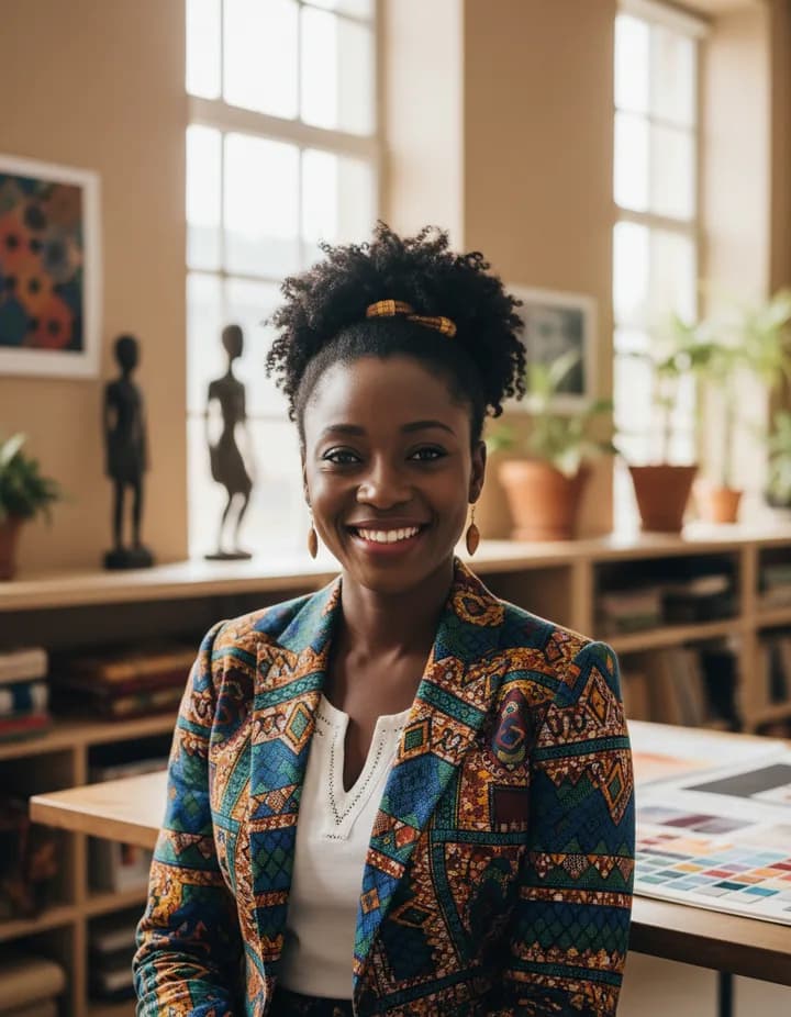 Portrait de Awa Diop.